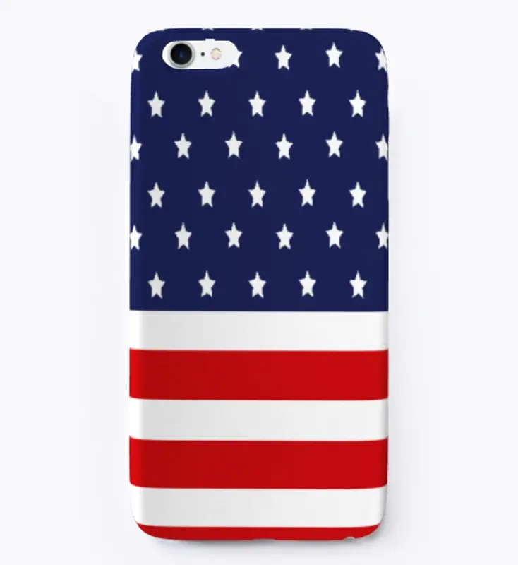  American Flag Racerback