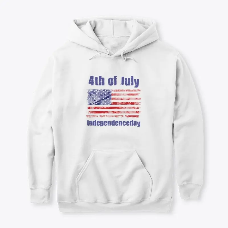 4th of July American Flag T shirt