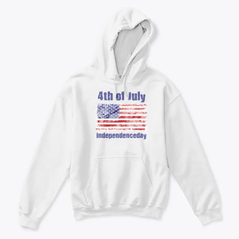 4th of July American Flag T shirt