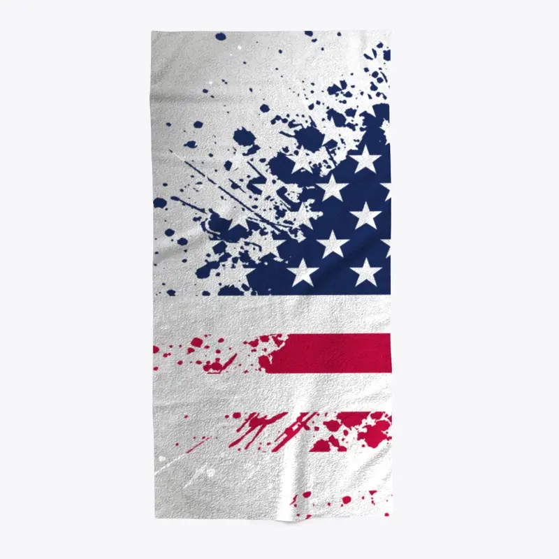 USA Flag Beach towel