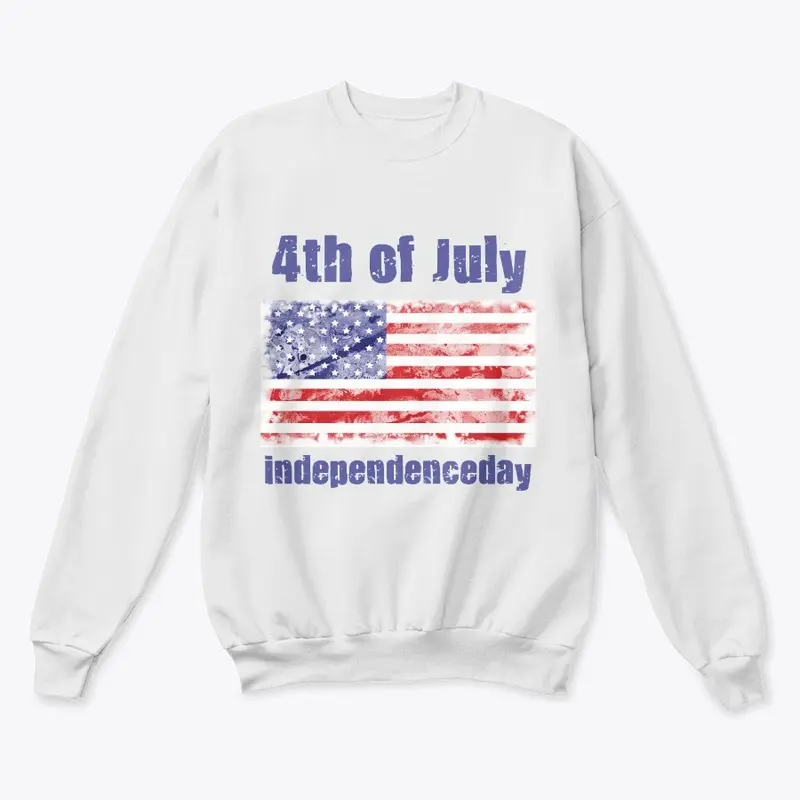 4th of July American Flag T shirt