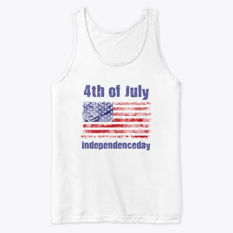 4th of July American Flag T shirt