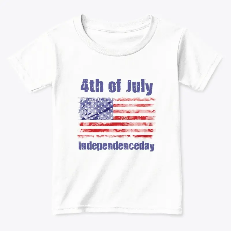 4th of July American Flag T shirt